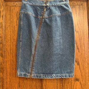 Flirty Vintage Denim Skirt - 28” waist